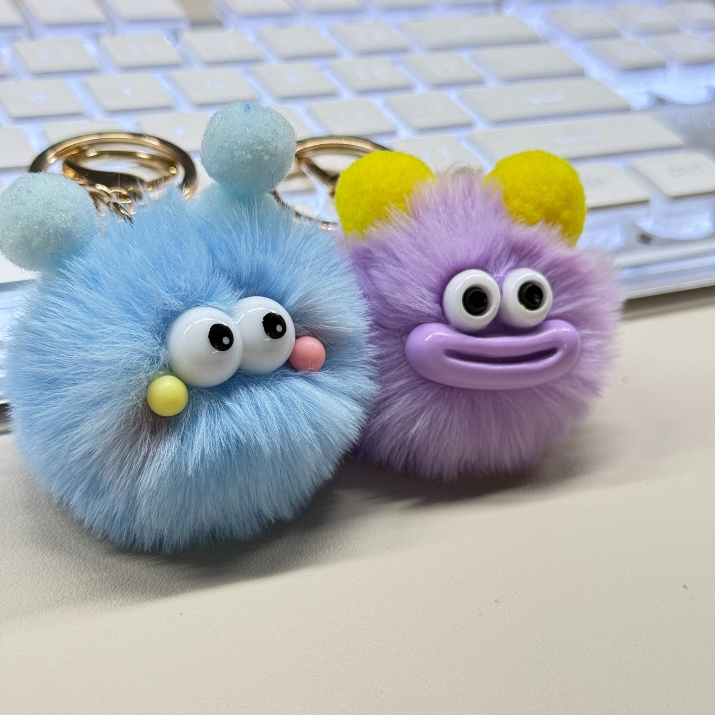 Cute Cartoon Plush Keychains, Made Of Soft And Fluffy Materials, Featuring Various Adorable Designs, Home Dec - image 9
