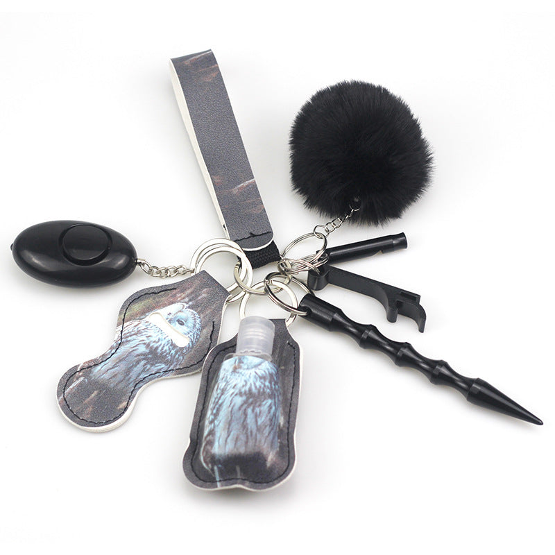 Fashion Cartoon Keychain Anti-wolf Alarm 9 Sets - image 3