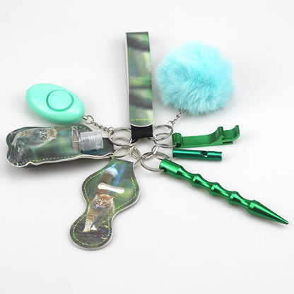 Fashion Cartoon Keychain Anti-wolf Alarm 9 Sets - image 2