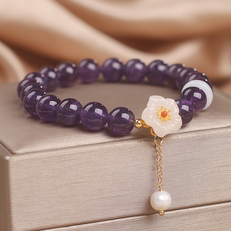 Ethnic Style Natural Garnet Crystal Bracelet - image 13