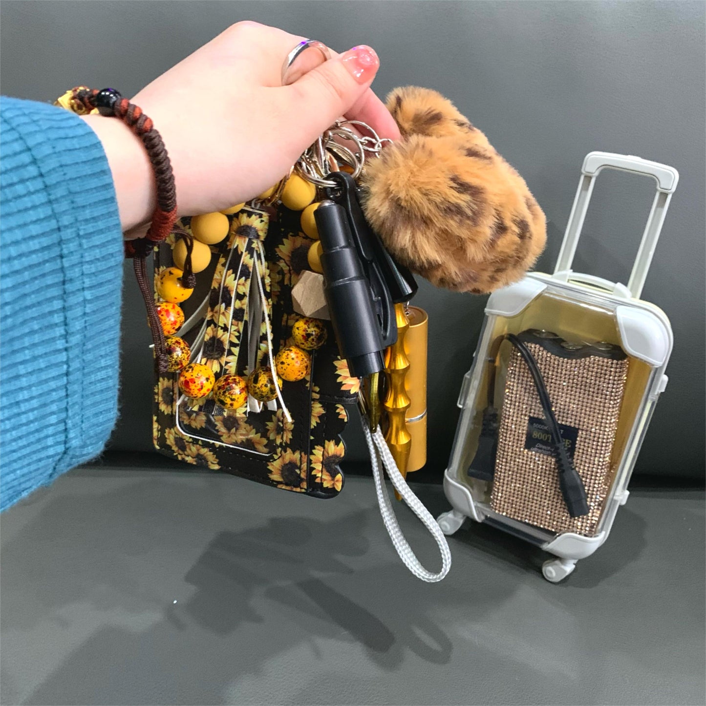 16-Piece Coordinated Keychain Set