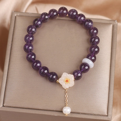 Ethnic Style Natural Garnet Crystal Bracelet - image 14