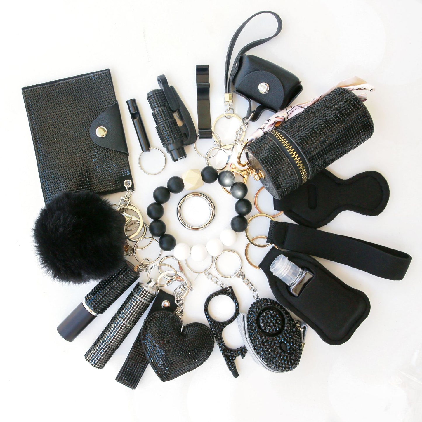 19-Piece Multifunctional Safety Defense Keychain Set - image 6