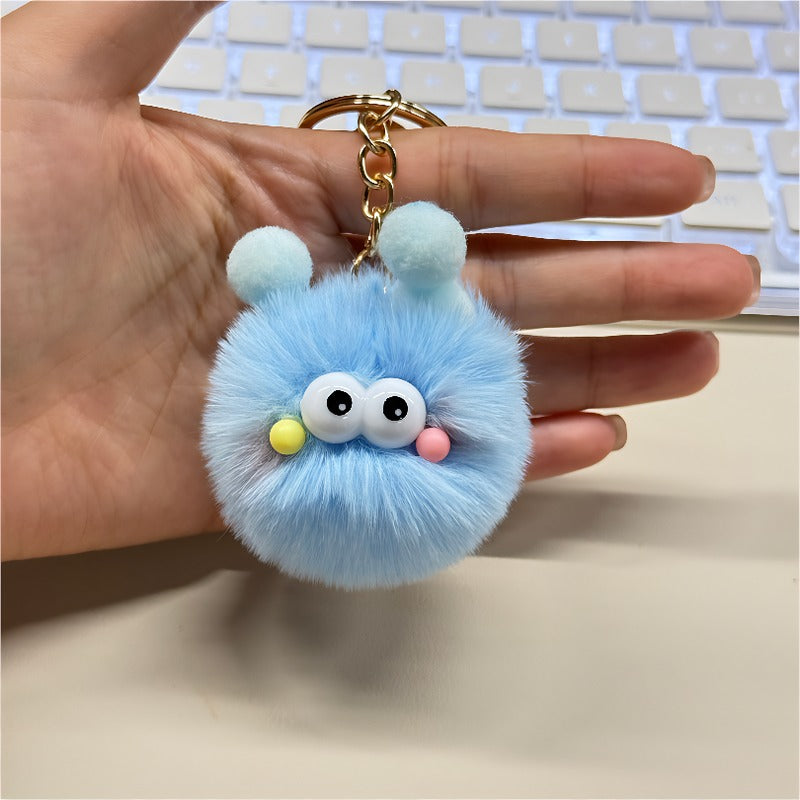 Cute Cartoon Plush Keychains, Made Of Soft And Fluffy Materials, Featuring Various Adorable Designs,  Home Dec - image 5