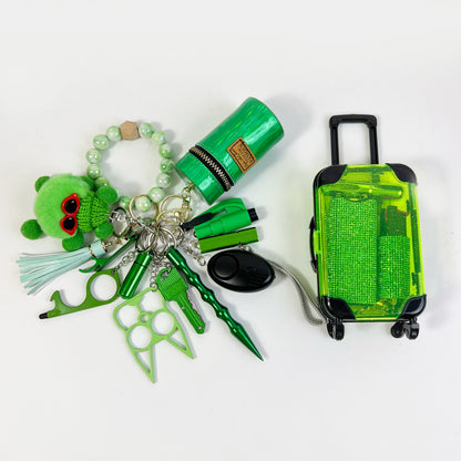16-Piece Green Keychain Set - image 4