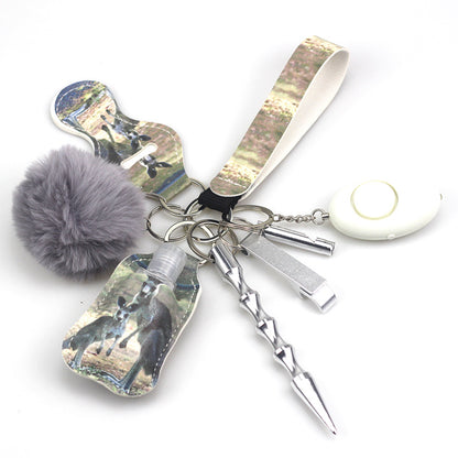 Fashion Cartoon Keychain Anti-wolf Alarm 9 Sets - image 6