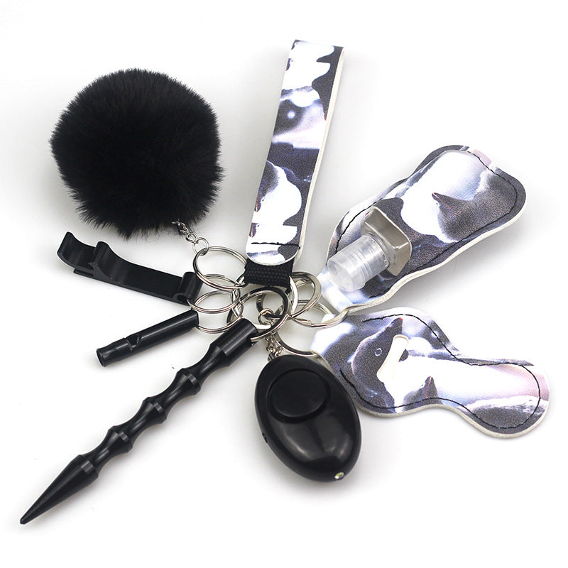 Fashion Cartoon Keychain Anti-wolf Alarm 9 Sets - image 5
