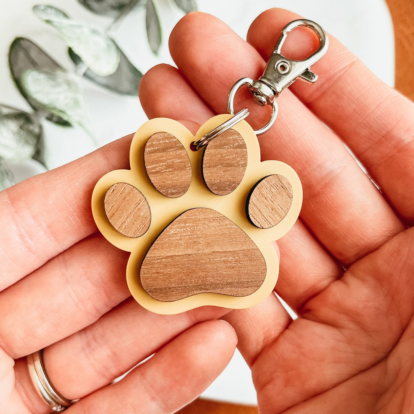 Paw Print Keychain Pendant - image 4