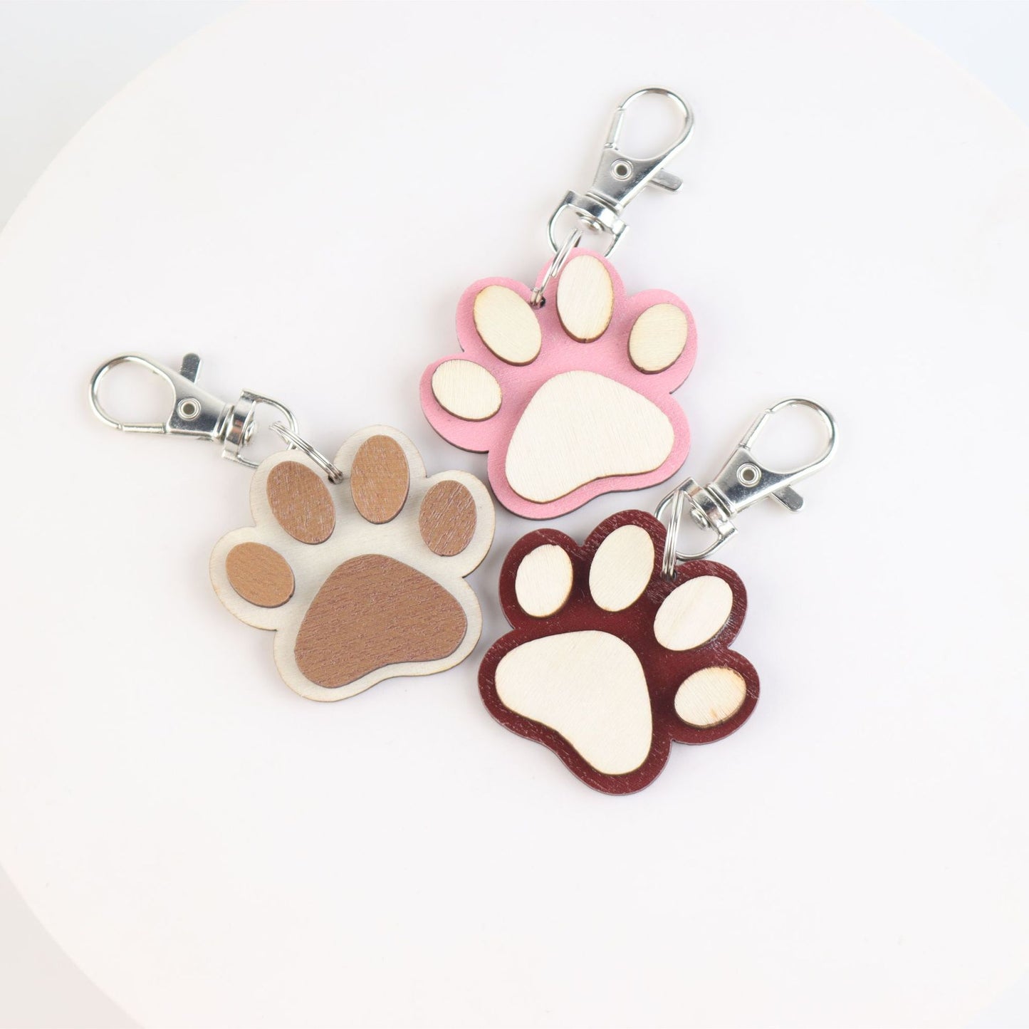 Paw Print Keychain Pendant - image 3
