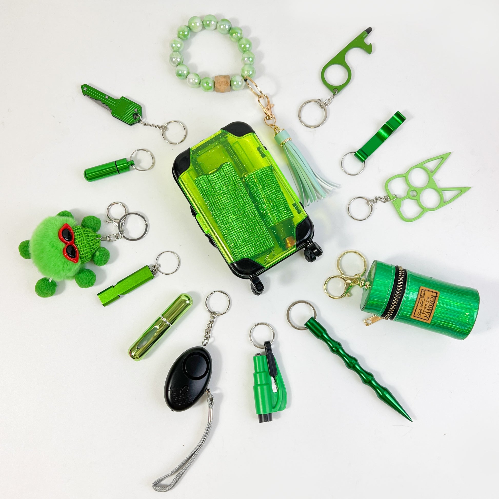 16-Piece Green Keychain Set - image 6