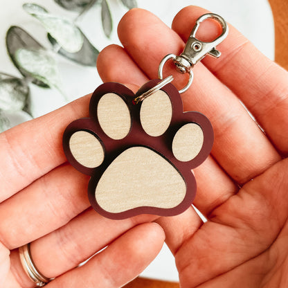 Paw Print Keychain Pendant - image 8