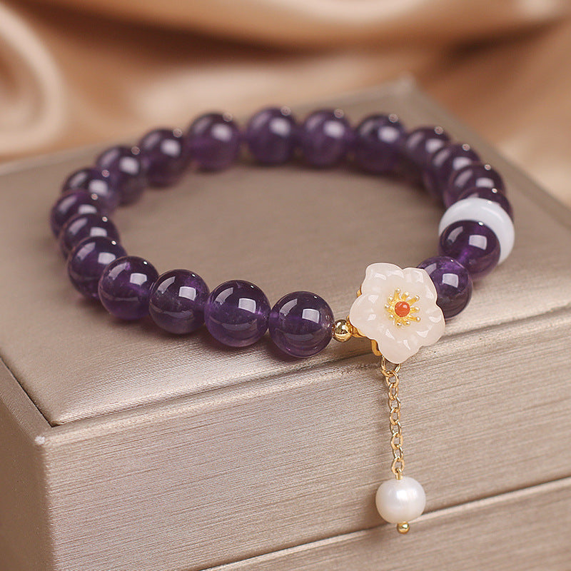 Ethnic Style Natural Garnet Crystal Bracelet - image 10