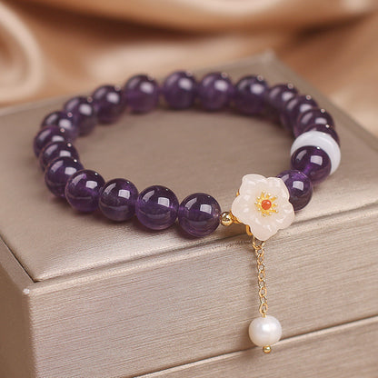 Ethnic Style Natural Garnet Crystal Bracelet - image 10