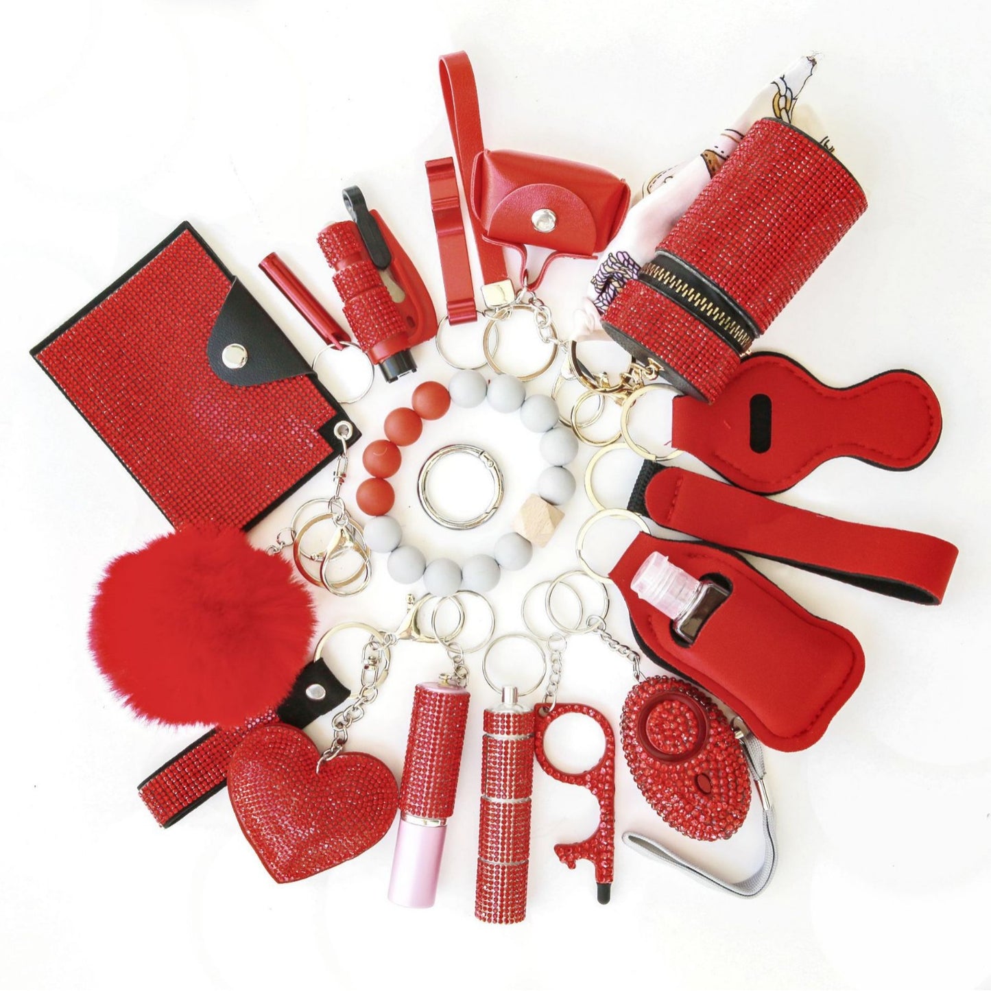 19-Piece Multifunctional Safety Defense Keychain Set - image 5