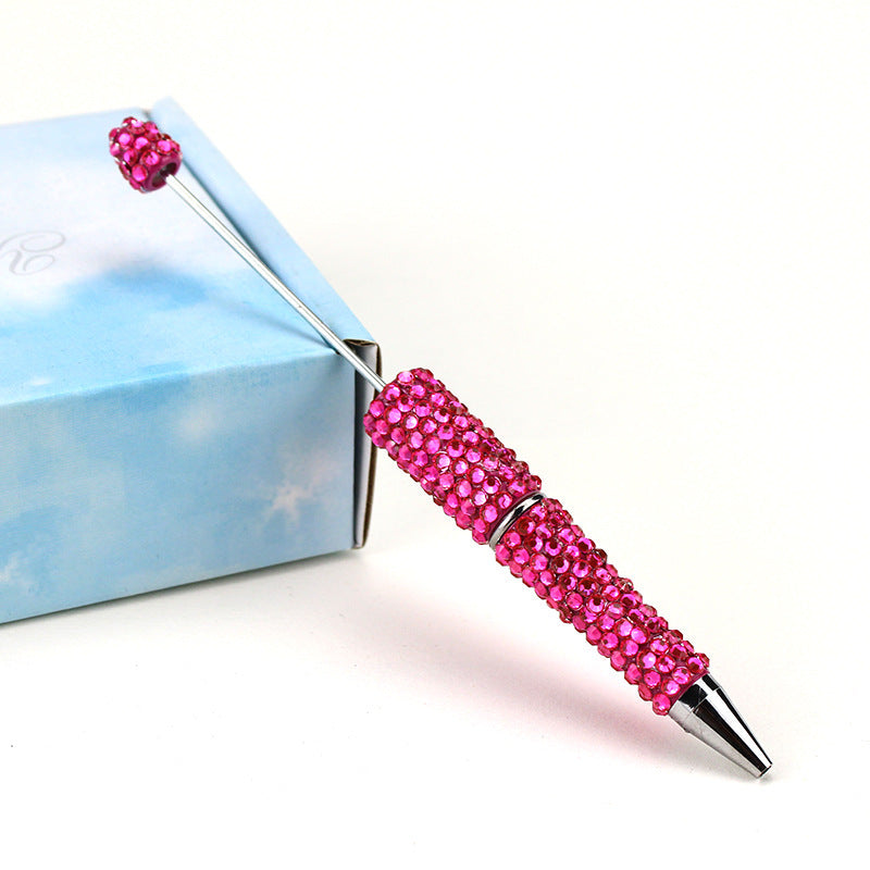 Simple-style Bead-flower Ballpoint Pen