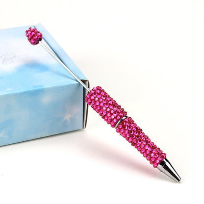 Simple-style Bead-flower Ballpoint Pen
