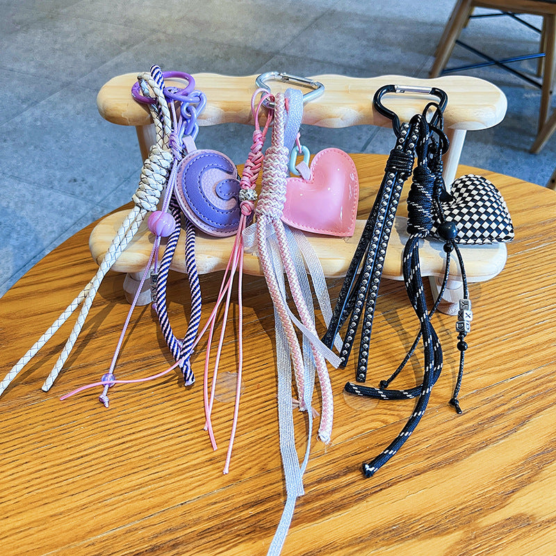 Creative Leather DIY Light Luxury Pendant Cute Love Style - image 2