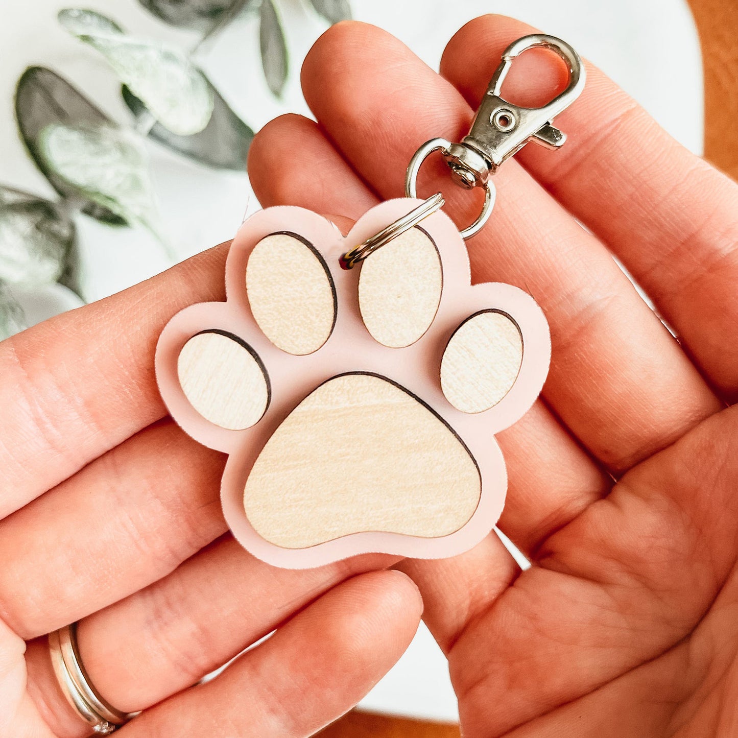Paw Print Keychain Pendant - image 7