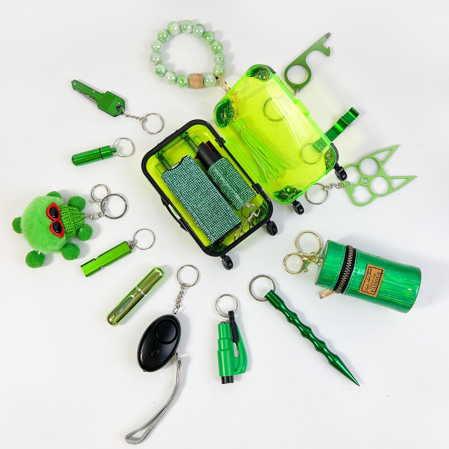 16-Piece Green Keychain Set - image 5