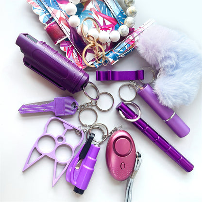 Plush Charm Lipstick Bag Bracelet Set