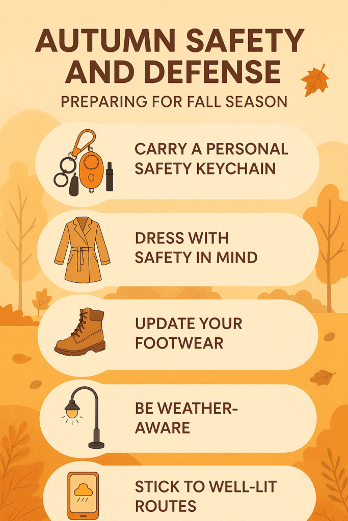 autumn personal safety tips for women