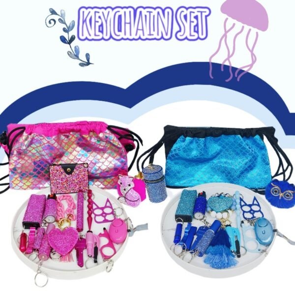 Mermaid Series Keychain Set